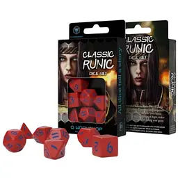 Набір кубиків Classic Runic Red & blue Dice Set , 7 шт. (SCLR2A)