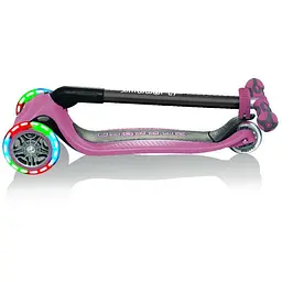 Самокат Globber Go up deluxe lights 5в1, колеса з підсвічуванням, рожевий (646-210) - мініатюра 7