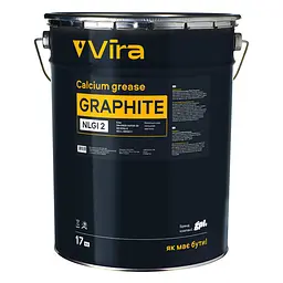 Змазка Vira пластична графітна чорна 17 кг (VI0602)