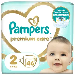 Підгузки Pampers Premium Care Розмір 2 (4-8 кг) 46 шт (8001841104799)