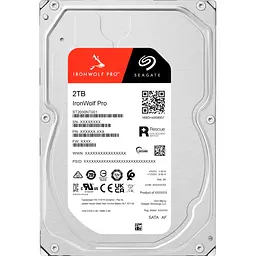 Жорсткий диск 3.5" Seagate IronWolf Pro 2TB SATA 256MB [ST2000NT001] [141030] - мініатюра 4
