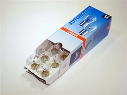 Галогенова лампа OSRAM 7506 P21W 12V BA15s 10X5 - мініатюра 2