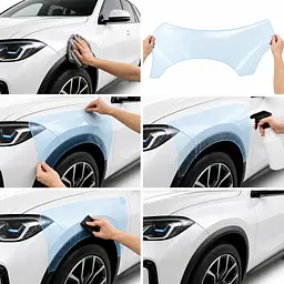 Антигравійна захисна бронеплівка за лекалами для BMW iX3 NA5 2025- повний кузов - мініатюра 2