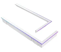 Комплект підсвічування Asus TUF Gaming ARGB Lighting Kit для GT502 Horizon Series White (90DA00H3-B09000) - мініатюра 6