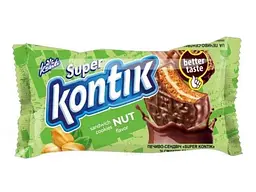Печиво-сендвіч КОНТІ "Super Kontik" зі смаком горіху 45г