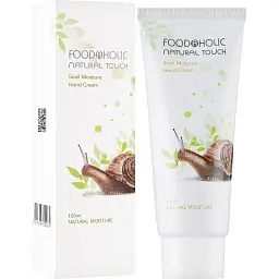 Зволожуючий крем для рук Food A Holic Moisture Hand Cream Snail з муцином равлика 100 мл - мініатюра 2