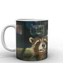 Кухоль GeekLand Галактики Guardians of the Galaxy Rocket&Groot vol 2 GG.02.029 330 мл білий - мініатюра 2