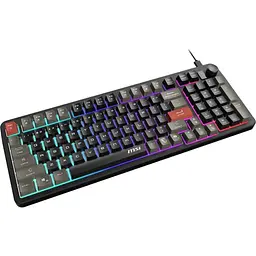 Клавіатура мембранна FORGE GK110 UA 98key, USB-A, EN/UKR/RU, LED, чорний MSI teh0013900 - мініатюра 10