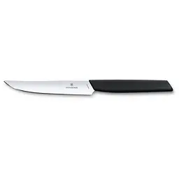 Кухонний ніж Victorinox Swiss Modern Steak 12 см чорний (6.9003.12)