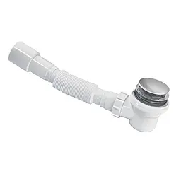 Сифон для душового піддону Zerix SD-03 автоматичний Click-Clack, випуск 70 мм, 1 1/2″ ZX5087