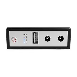 Комплект Mini UPS з блоком живлення: джерело безперебійного живлення Mini UPS WGP UPS1032 Black 10400mAh 5V/9V/12V, Li-ion 4*2.6Ah, для роутера і оптичного термінала та блок живлення SPF-1202B 12V/2A (24W) (42-00261) - мініатюра 6