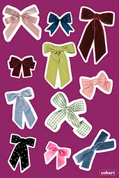 Вініловий стікерпак «Bows»
