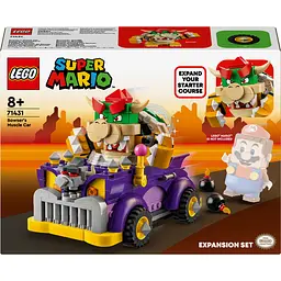 Конструктор LEGO Super Mario™ Маслкар Bowser. Додатковий набір 458 деталей (71431)