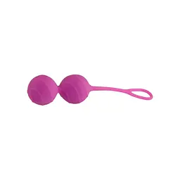 Вагінальні кульки рельєфні Honeybuns Pretty Violet Miss V, рожеві - мініатюра 4