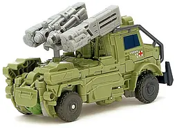 Іграшка робот-трансформер Hound Transformers автобот військовий робот для дітей висота 17 см - мініатюра 6