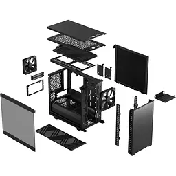 Корпус для ПК Fractal Design Define 7 Nano - Black TG Light (FD-C-DEF7N-02) - мініатюра 12