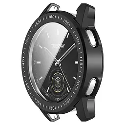 Защитный чехол Tamister для смарт-часов Xiaomi Watch S1 Active с пленкой черный