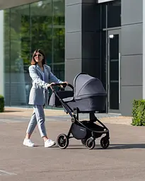 Дитяча універсальна коляска 2в1 CARRELLO Epica Темно-сірий - мініатюра 9