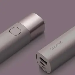 Портативний ліхтарик Xiaomi Solove X3S з функцією Power Bank [Purple] [74873] - мініатюра 3