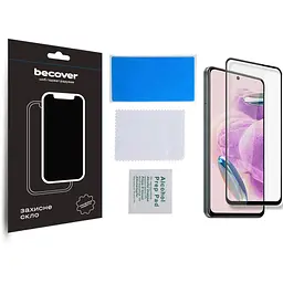 Захисне скло BeCover для Xiaomi Redmi Note 12S Black (709751) - мініатюра 2