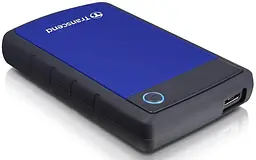 Зовнішній жорсткий диск Transcend 2.5` USB 2.0TB StoreJet (TS2TSJ25H3B) - мініатюра 3