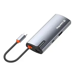 Хаб USB "5-in-1", Grey, Type-C 3.0 - 1xType-C (100 Вт) / 3xUSB 3.0 / HDMI ColorWay teh0019596