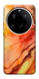 Чохол Demsky Червоний корал мармур для Xiaomi 15 Ultra