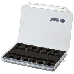 Коробка Meiho Versus Wave Tai Rubber Stopper VW-2020NS 225x190x28mm Clear - мініатюра 2