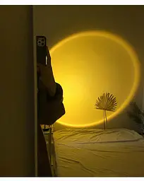 Лампа з проекцією світанку SUN LAMP USB Проекційний світильник з ефектом сонця - мініатюра 2