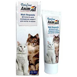 Паста AnimAll VetLine Мальт для виведення шерсті для котів 20 мл