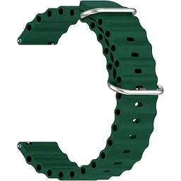 Універсальний ремінець для смарт-годинників Ocean Band 20mm Forest Green [84715]