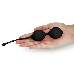 Вагінальні кульки LoveToy iWhizz Luna, 20 см, чорний - мініатюра 3