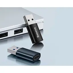 Перехідник Baseus Ingenuity Series Mini OTG USB 3.1 to Type-C Black (ZJJQ000101) [126876] - мініатюра 10
