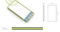 Зовнішній акумулятор Power Bank Pineng PN-917 20000mAh (Чорний) - мініатюра 4