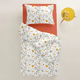 Дитяча постільна білизна в ліжечко SUMMER MOOD CS2, помаранчевий (BushOrange_Orange_140) - мініатюра 2