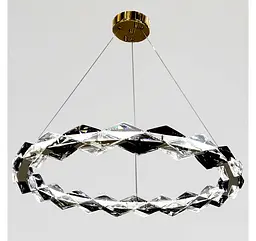 Світлодіодна підвісна люстра Artlight MD9009/600GD з прозорим та димчастим склом, 49W - мініатюра 4