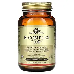Комплекс витаминов группы B-Complex 100 50 капсул Solgar vit0005646