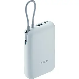 Зовнішній акумулятор Xiaomi Power Bank Integrated Cable 10000mAh 22.5W Blue (BHR9073GL) [120796] - мініатюра 2