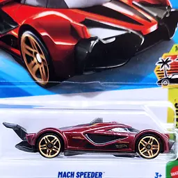 Базова машинка Hot Wheels Exoticars Mach Speeder червона (5785) JJK05 - мініатюра 3