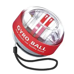 Гіроскопичний еспандер 65386(Red) LED-підсвічування, ремінець