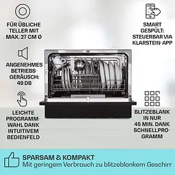 Посудомийна машина Klarstein Amazonia 6 Smart (10041886) - мініатюра 6