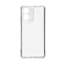 Прозрачный чехол для Motorola G24 с защитой камеры и усиленными бортами, тонкий, силиконовый, бесцветный, ударостойкий, противоударный бампер с закрытой камерой, ArmorStandart (ARM85599)