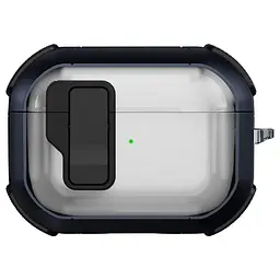 Футляр протиударний Locking Button для навушників Airpods Pro 3 Blue
