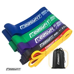 Гумові петлі EasyFit: набір 1-110 кг (6 шт)