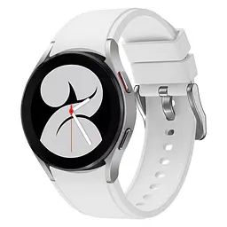 Ремінець для Samsung Galaxy Watch 5 40mm - білий ширина кріплення 20мм силікон Watchbands Galaxy Classic (W42-7WB56479192) - мініатюра 2