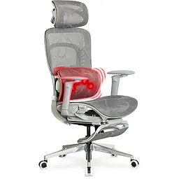 Крісло Mealux M10 Air Massage з масажним ефектом Grey (HF-M10 M/G)