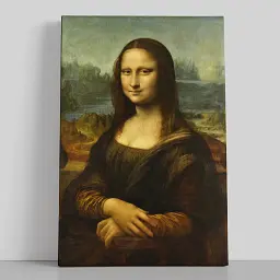 Інтер'єрна картина Мона Ліза, Джоконда, Леонардо да Вінчі, Leonardo da Vinci, Mona Lisa, інтер'єрний декор, 60×40 см (id6666) - мініатюра 1
