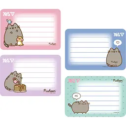 Наліпки на зошити Yes Pusheen 8 шт. (955505) - мініатюра 3
