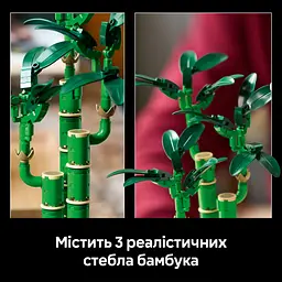 Конструктор LEGO Botanicals Бамбук щастя 325 деталей (10344) - мініатюра 8