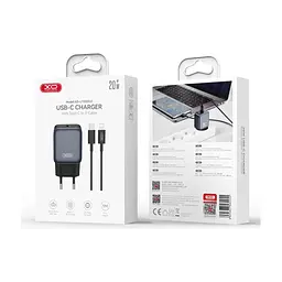 Зарядний пристрій XO USB-C PD20W Black (L153.black) - мініатюра 3